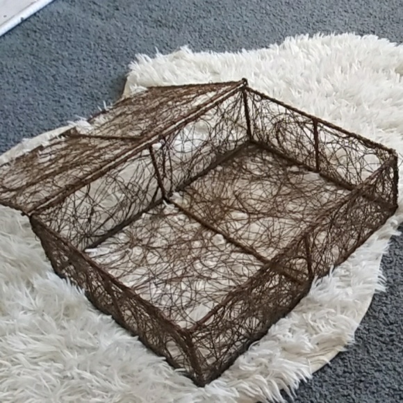 Anthro Wire Decorative Srorage Box - Picture 3 of 4